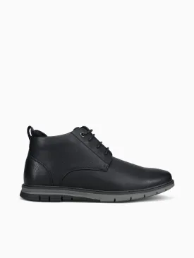 Tyrone Black Leather