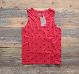 Varsity Red Brain Matter Tank Top