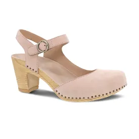 Women's Dansko Taytum Color: Blush Milled Nubuck Sandal