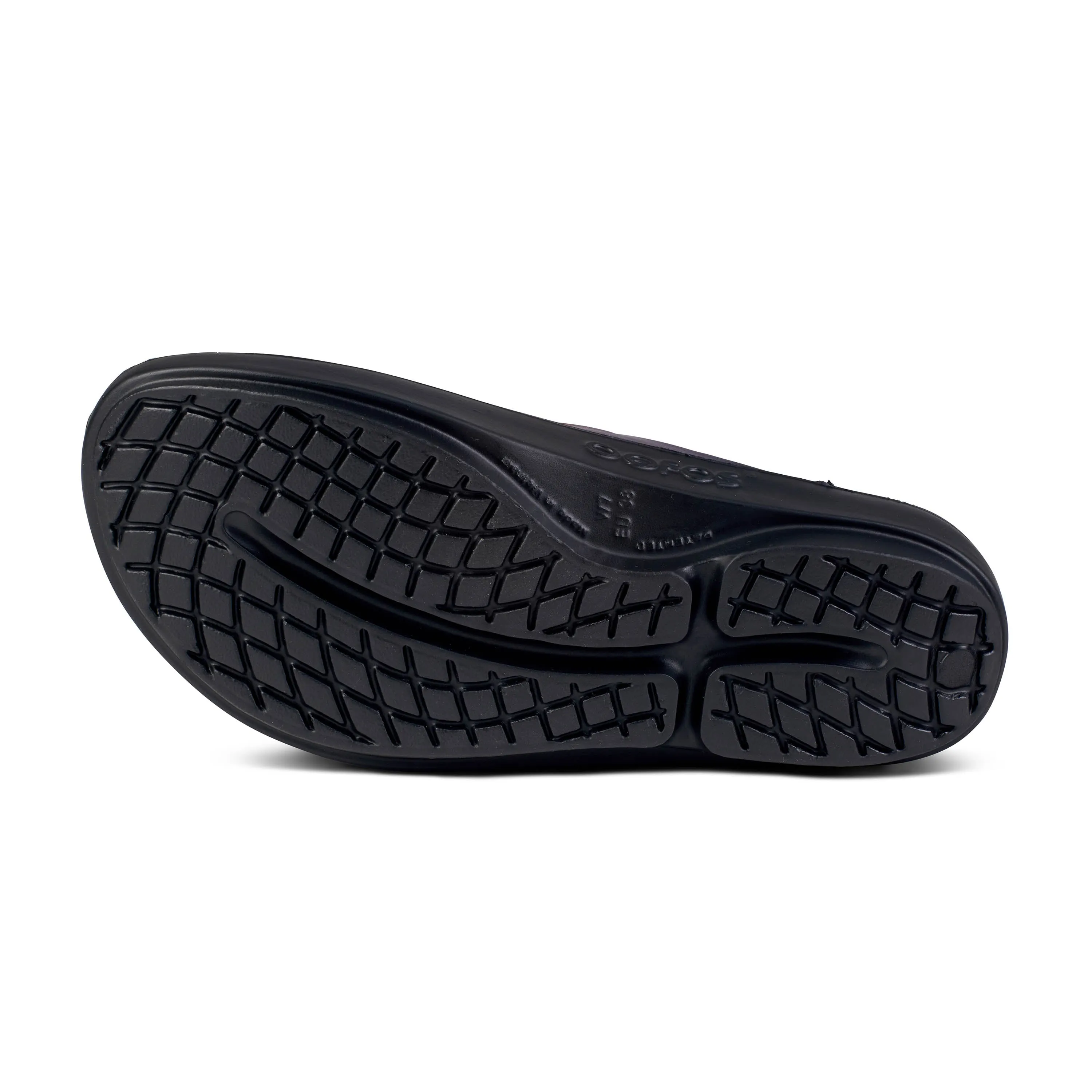 Women's Oofos OOlala Luxe Color: Midnight Spectre