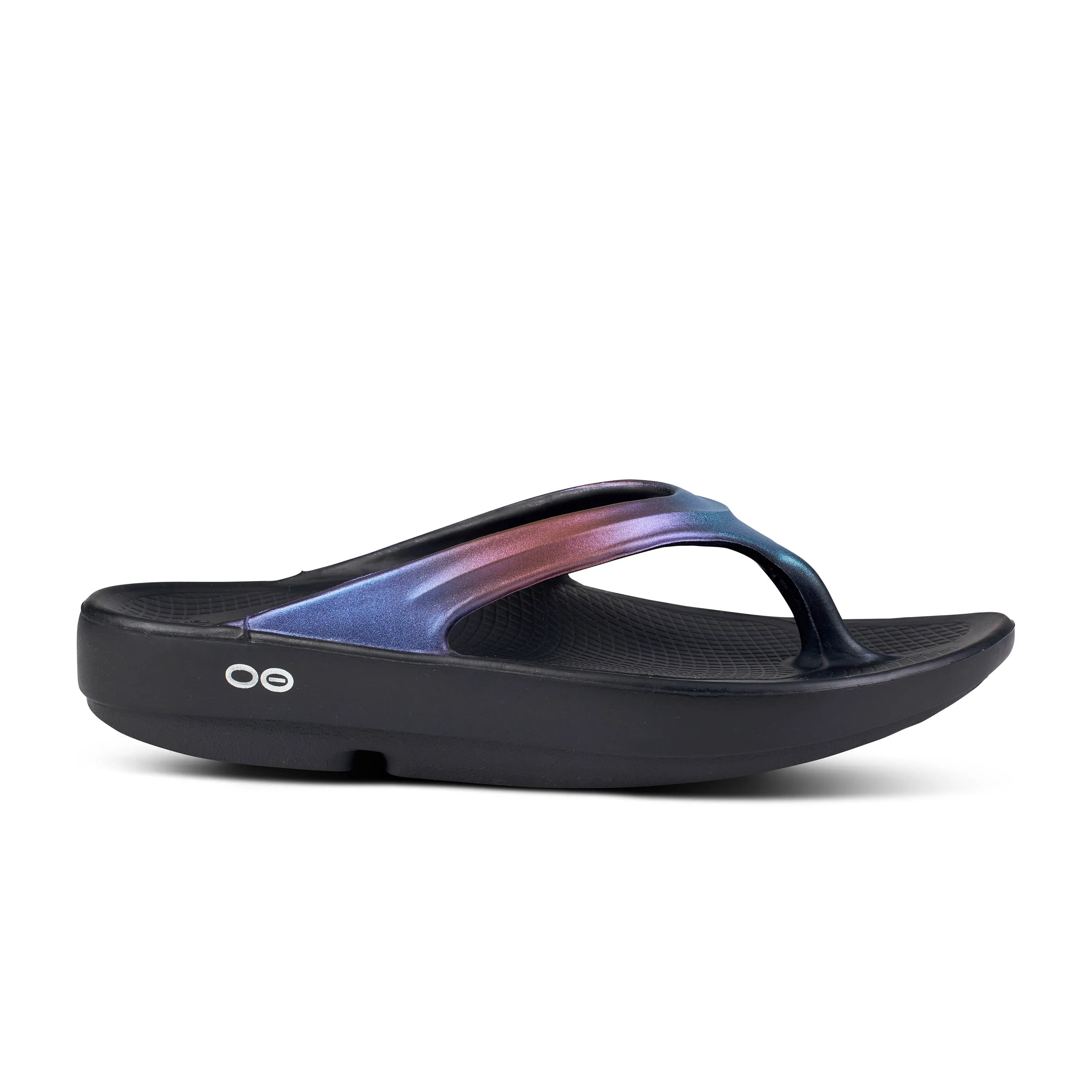 Women's Oofos OOlala Luxe Color: Midnight Spectre